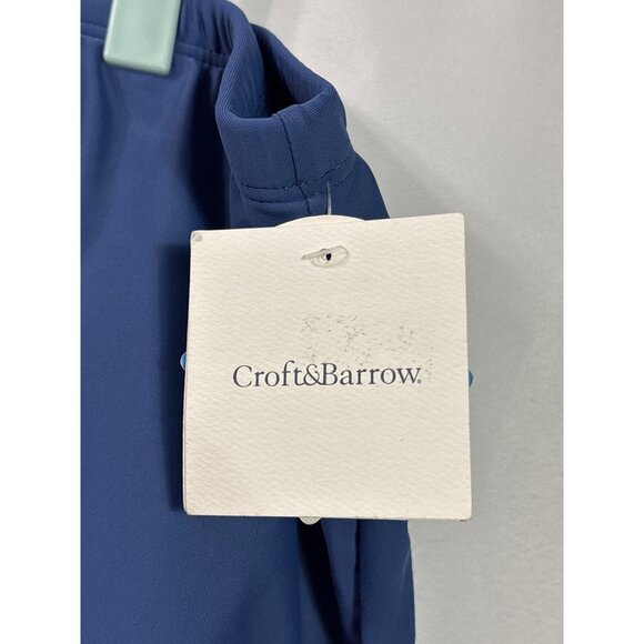 Croft & Barrow Womens 22W Tummy Slimmer Skirted Bottom Swimwear Blue New - Picture 4 of 8